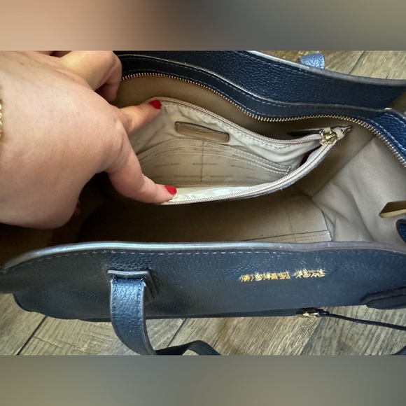 Navy Blue Michael Kors Tote - Picture 5 of 7